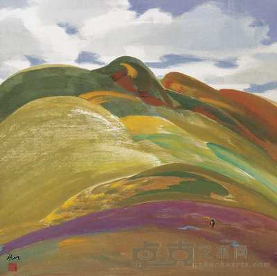 刘永明 春山 镜心 48×48.5cm